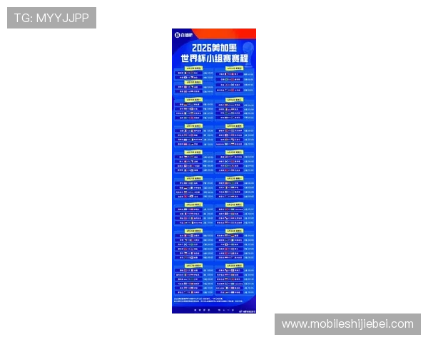 2026年世界杯赛程预测及各国球队比赛时间安排全解析